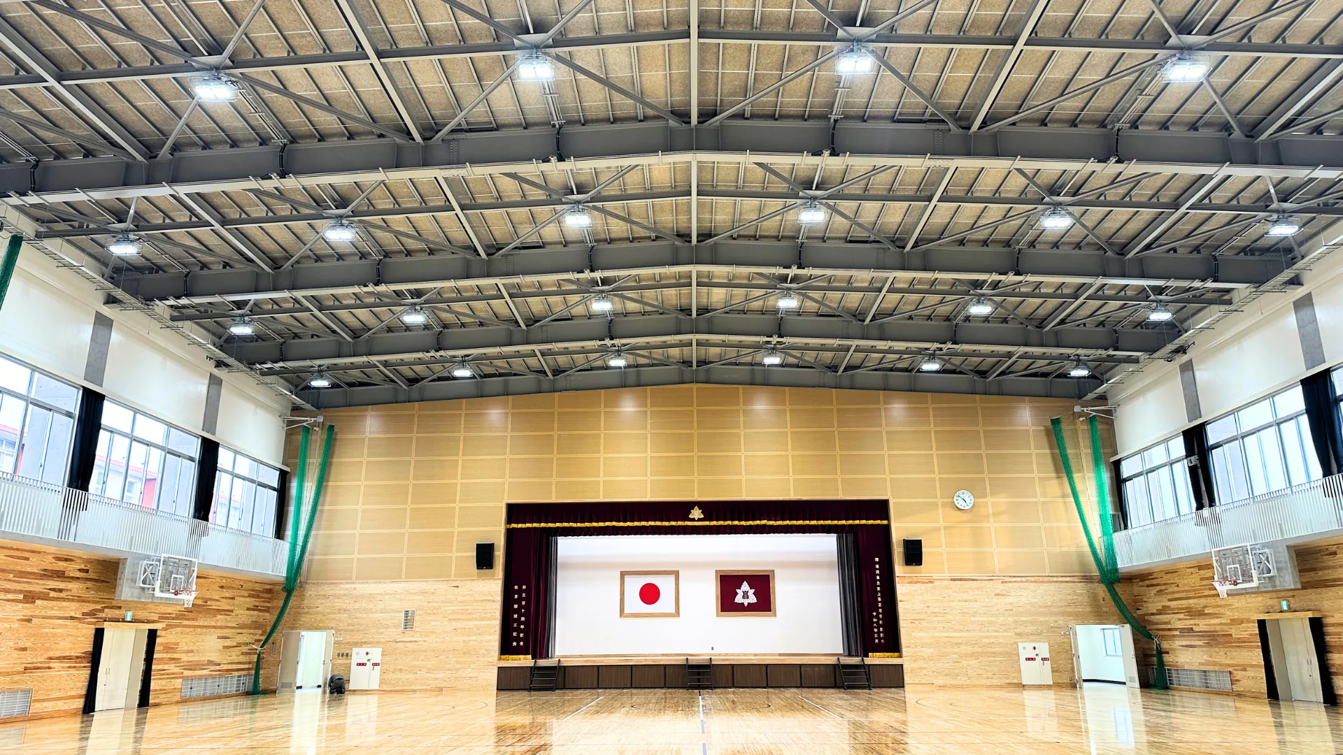 高校体育館棟改築設備電気工事（福岡県築上町）