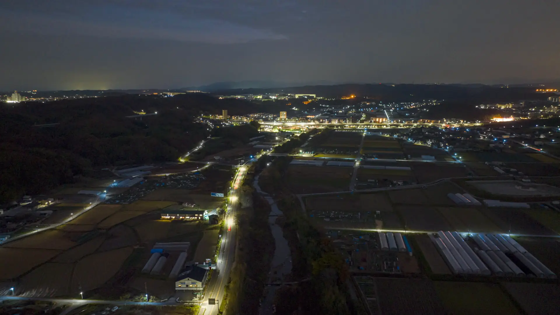 行橋市の夜景