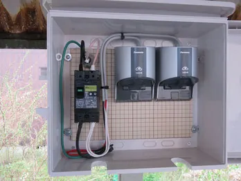 住宅EV充電器工事